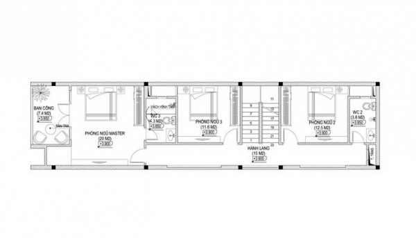 nhà phố 3 tầng mặt tiền 5m (2)